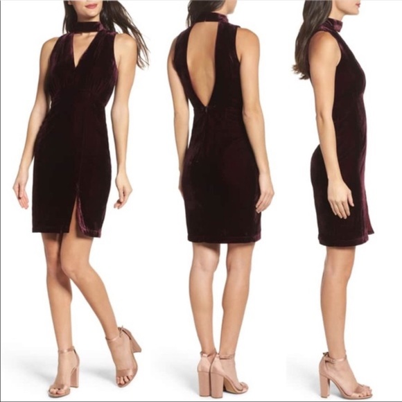 Adelyn Rae Velvet Dress - like new! - Picture 4 of 5